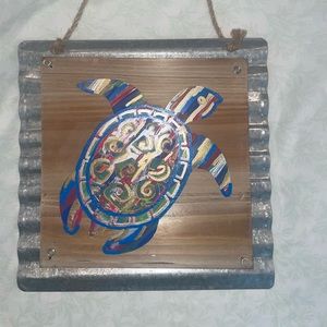 Multi Colored Turtle Wall Sign